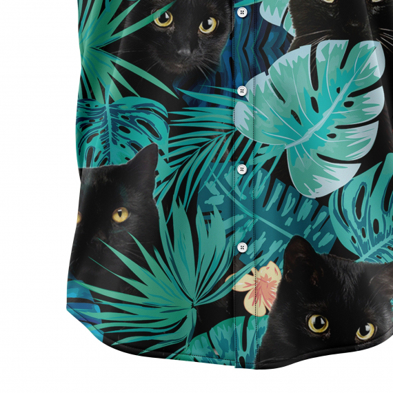 Black Cat Tropical T3006 Hawaiian Shirt