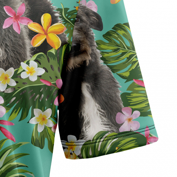 Tropical Pineapple Scottish Deerhound H97084 Hawaiian Shirt