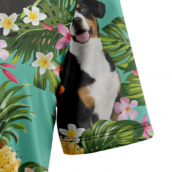 Tropical Pineapple Entlebucher Mountain Dog H97081 Hawaiian Shirt