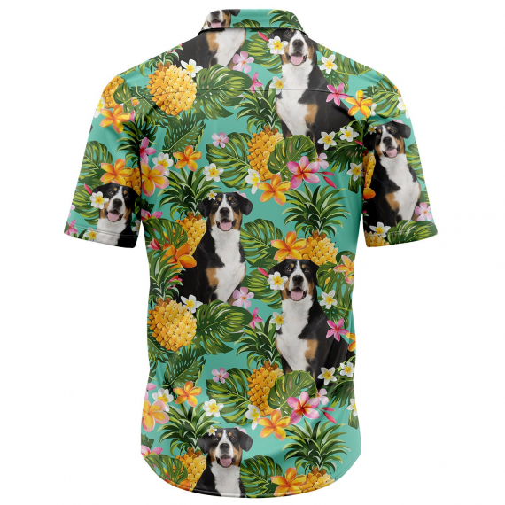 Tropical Pineapple Entlebucher Mountain Dog H97081 Hawaiian Shirt