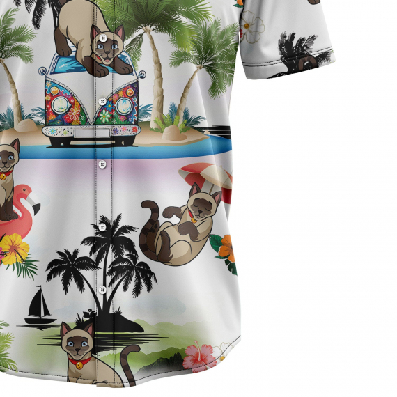 Siamese Vacation G5710 Hawaiian Shirt