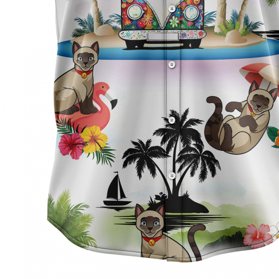 Siamese Vacation G5710 Hawaiian Shirt