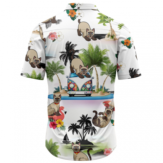 Siamese Vacation G5710 Hawaiian Shirt