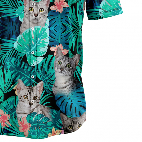 Custom Photo Cat Tropical T0207 Hawaiian Shirt