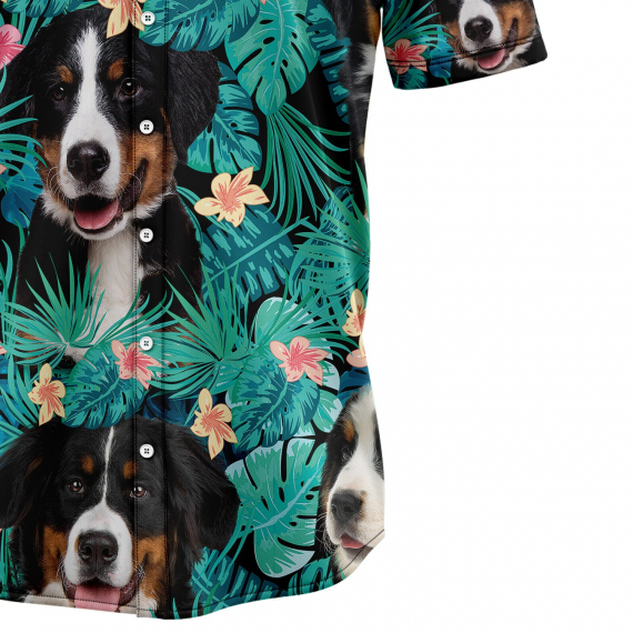 Bernese Mountain Dog Tropical T0207 Hawaiian Shirt