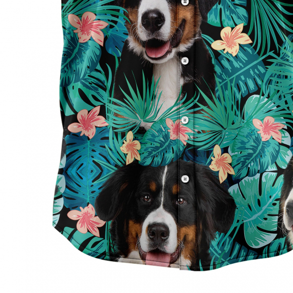 Bernese Mountain Dog Tropical T0207 Hawaiian Shirt