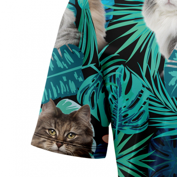 Tropical Norwegian Forest Cat G5702 Hawaiian Shirt