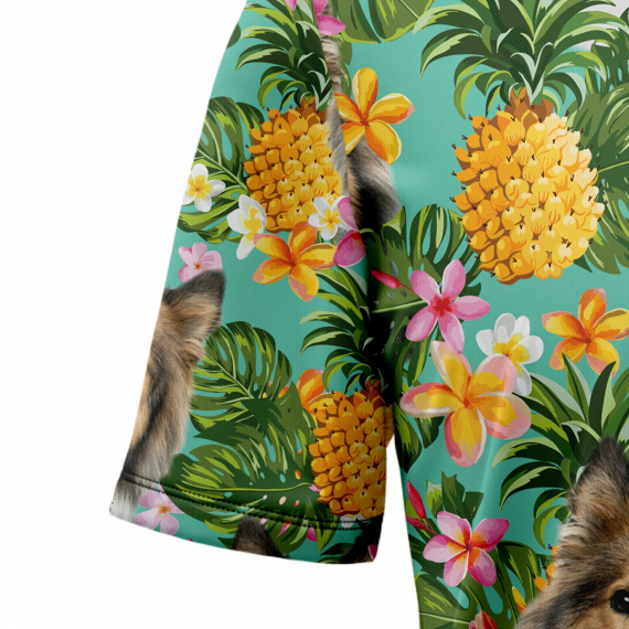Tropical Pineapple Shetland Sheepdog H3721 Hawaiian Shirt