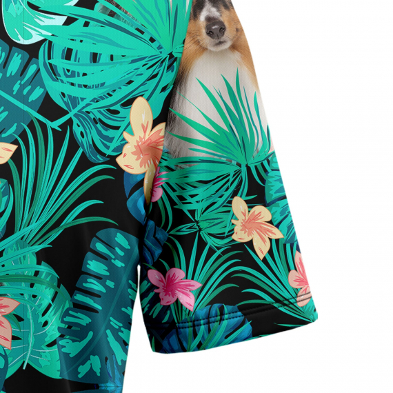 Shetland Sheepdog Tropical T0207 Hawaiian Shirt