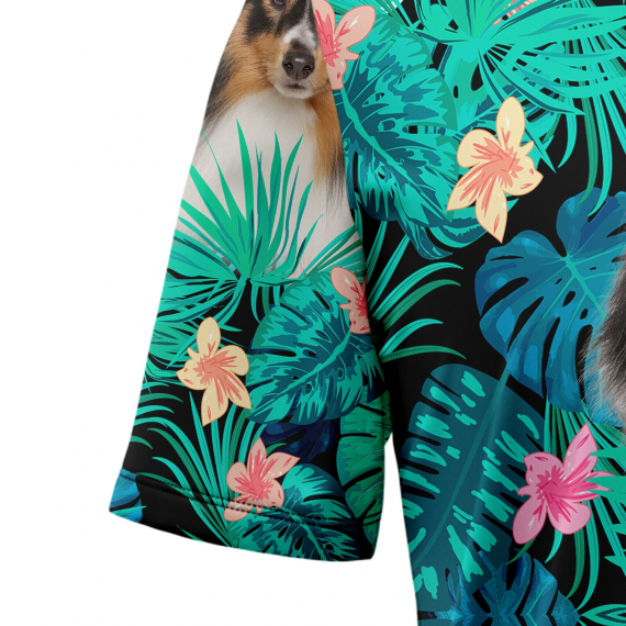 Shetland Sheepdog Tropical T0207 Hawaiian Shirt