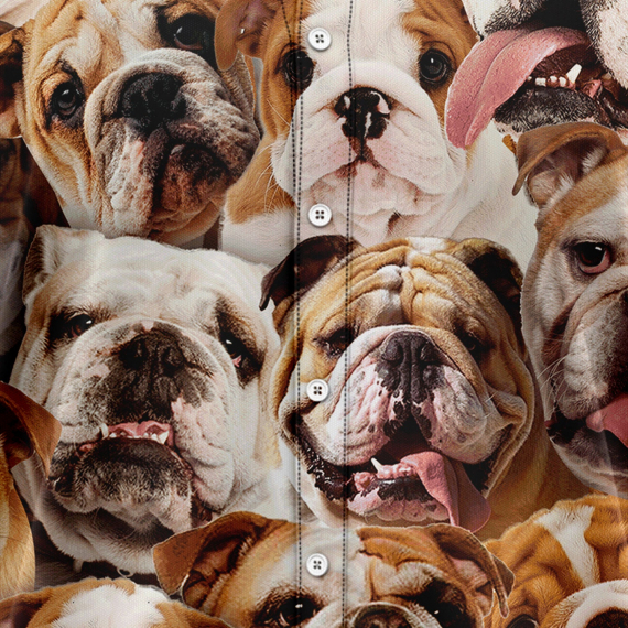 Bulldog Awesome D0107 Hawaiian Shirt