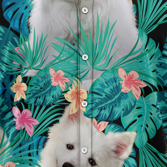American Eskimo Dog Tropical T0307 Hawaiian Shirt