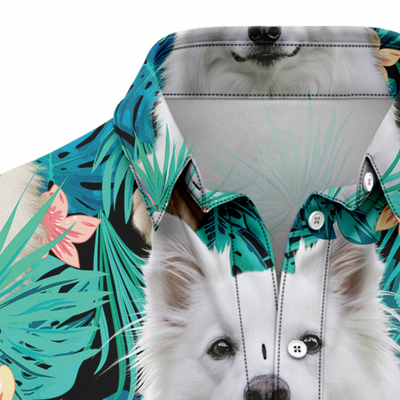 American Eskimo Dog Tropical T0307 Hawaiian Shirt