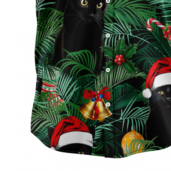 Black Cat Christmas G51211 Hawaiian Shirt