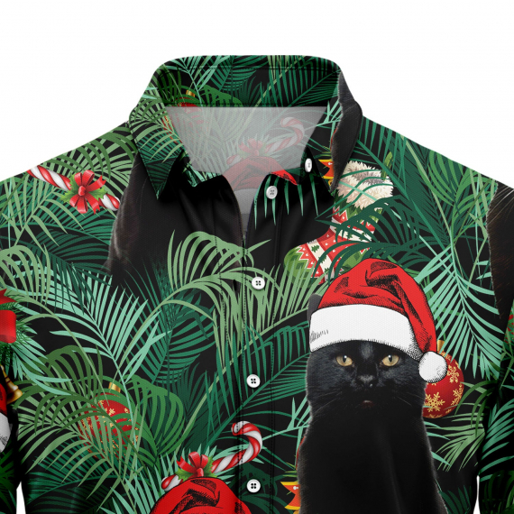Black Cat Christmas G51211 Hawaiian Shirt